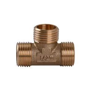 Трійник 1/2″ЗЗЗ латунний LT332S OPTIMUM №2