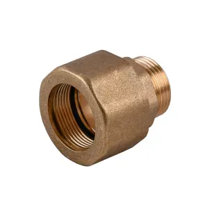 З’єднання зажимне пряме для труби Ø28мм 3/4″З латунне LS442S OPTIMUM №3
