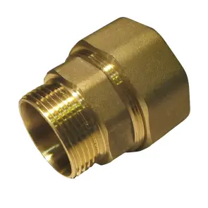 З’єднання зажимне пряме для труби Ø34мм 1″З латунне LS552S OPTIMUM №2