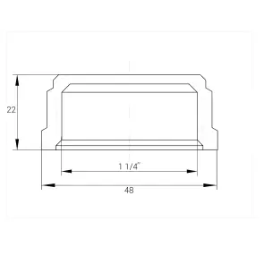 Заглушка 1 1/4″В никелированная под пломбу NC601P OPTIMUM №2