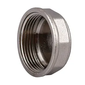 Заглушка 1 1/4″В никелированная под пломбу NC601P OPTIMUM №1