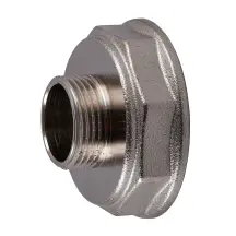 Перехідник редукційний 2″х1″ВЗ нікельований восьмигранний NK853O OPTIMUM