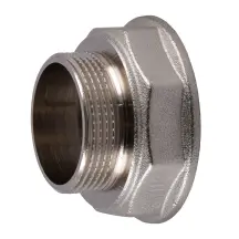 Редукционный переходник 2″х1 1/2″ВН никелированный восьмигранный NK873O OPTIMUM