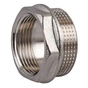 Футорка 1 1/2″х1 1/4″ЗВ нікельована NF763S OPTIMUM №1