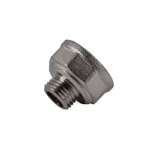 Редукционный переходник 1/2″х1/4″ВЗ никелированный восьмигранный NK313O OPTIMUM