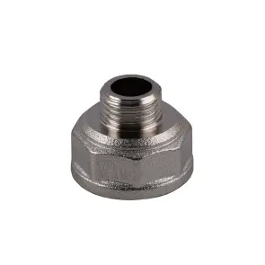 Перехідник редукційний 1/2″х1/4″ВЗ нікельований восьмигранний NK313O OPTIMUM №3