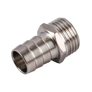 Штуцер 1/2″З 16мм нержавіючий SU3H2S OPTIMUM №2