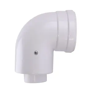 Колено 90 градусов, d=60/100 mm CE.00.34 C Конденсационное №1