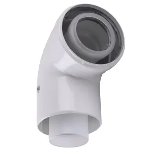 Колено 90 градусов, d=60/100 mm CE.00.34 C Конденсационное №2