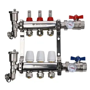Коллектор ISOLTUBEX SPAIN INOX AISI-304 нержавеющая сталь CO-3 (1″х3) №1