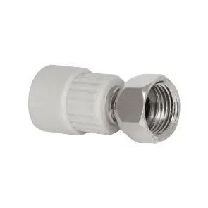 Муфта PPR с накидной гайкой Blue Ocean 20х1/2" ВР с латунным штоком №1