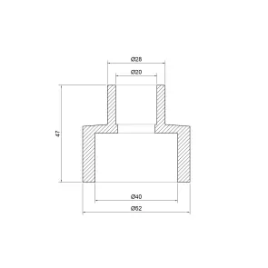Муфта PPR Thermo Alliance 40х20 №2