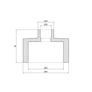 Муфта PPR Thermo Alliance 63х20 №2