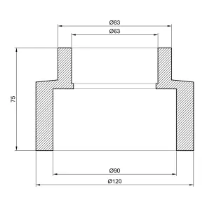 Муфта PPR Thermo Alliance 90х63 №2