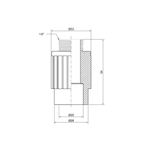 Муфта PPR Thermo Alliance 20х1/2" ЗР №2