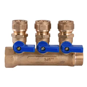 Колектор CRISTAL 3/4х16 ″3-ою з перекриванням (NM-1018) №1