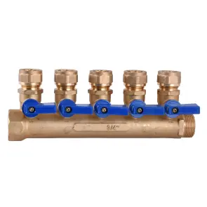 Коллектор CRISTAL 3/4х16″ 5-ой с перекрыванием (NM-1018) №1