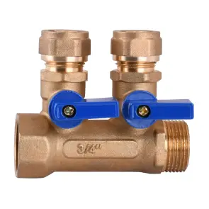 Колектор CRISTAL 3/4х16 ″2-ий з перекриванням (NM-1018) №1