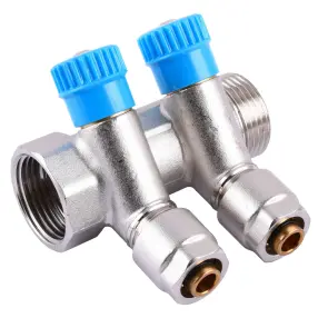 Коллектор CRISTAL 1Gх1/2 *16 - 2-ой (под 35*) с перекрытием (NM-1016) №1
