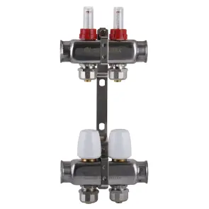 Коллектор ISOLTUBEX SPAIN INOX AISI-304 нержавеющая сталь CO2 (1″х2) №2