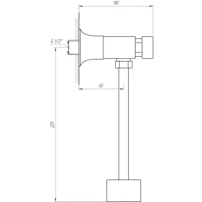 Кран-дозатор для писсуара TREMOLADA ТREMO 316 №5