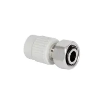 Муфта під Євроконус PPR із накидною гайкою Thermo Alliance 20х3/4" ВР з латунним штоком