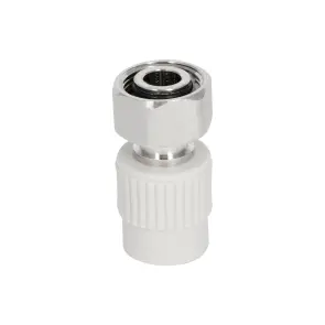 Муфта під Євроконус PPR із накидною гайкою Thermo Alliance 20х3/4" ВР з латунним штоком №3