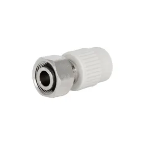 Муфта під Євроконус PPR із накидною гайкою Thermo Alliance 20х3/4" ВР з латунним штоком №5