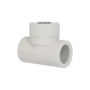 Тройник PPR Blue Ocean 25х1/2"х25 ВР №1