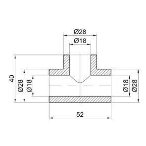 Тройник PPR Thermo Alliance 20 №2