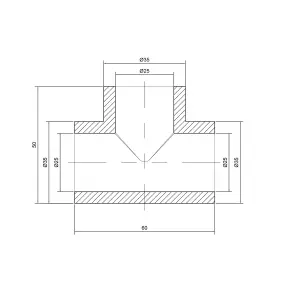 Тройник PPR Thermo Alliance 25 №2