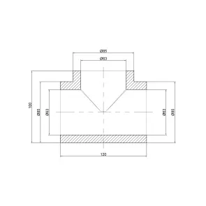 Тройник PPR Thermo Alliance 63 №2