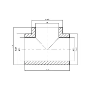 Трійник PPR Thermo Alliance 75 №2