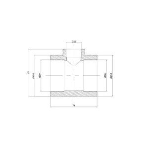 Трійник PPR Thermo Alliance 50х25х50 №2