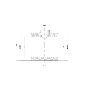 Трійник PPR Thermo Alliance 63х20х63 №2