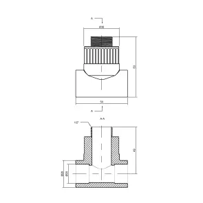 Трійник PPR Thermo Alliance 20х1/2"х20 ЗР №3