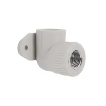 Уголок PPR Blue Ocean настенный с креплением 25х1/2", 90° ВР