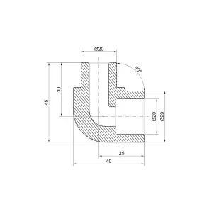 Кутик PPR Thermo Alliance 20, 90° №3