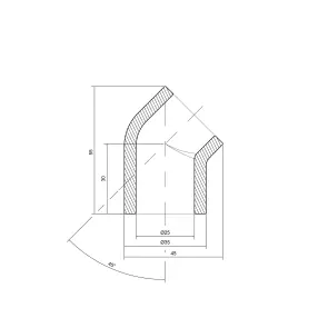 Кутик PPR Thermo Alliance 25, 45° №5
