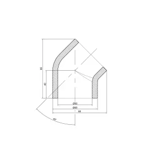 Уголок PPR Thermo Alliance 50, 45° №2