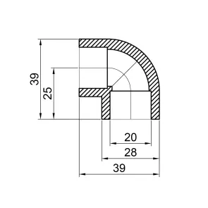 Кутик PPR Thermo Alliance 20, 90° №3