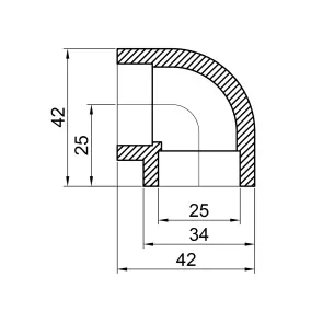 Уголок PPR Thermo Alliance 25, 90° №2