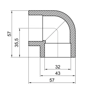 Уголок PPR Thermo Alliance 32, 90° №3