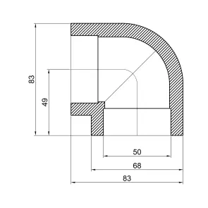Кутик PPR Thermo Alliance 50, 90° №3