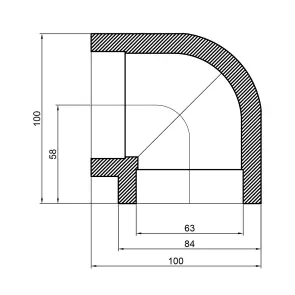 Кутик PPR Thermo Alliance 63, 90° №3