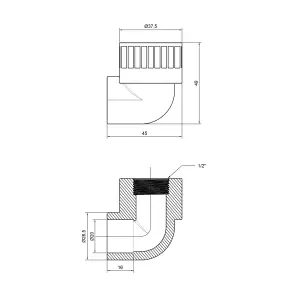 Кутик PPR Thermo Alliance 20х1/2" ВР №2