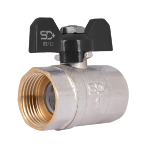 Кран кульовий Thermo Alliance Base 1" ВР для води (метелик) SD602W25 №2