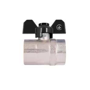 Кран кульовий Thermo Alliance Base 1" ВР для води (метелик) SD602W25 №4