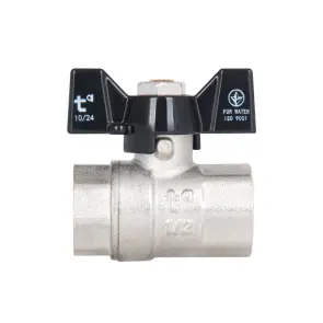 Кран шаровой Thermo Alliance Base 1/2" ВР для воды (бабочка) SD602W15 №5