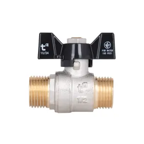Кран кульовий Thermo Alliance Base 1/2" ЗЗ для води (метелик) SD606W15 №7
